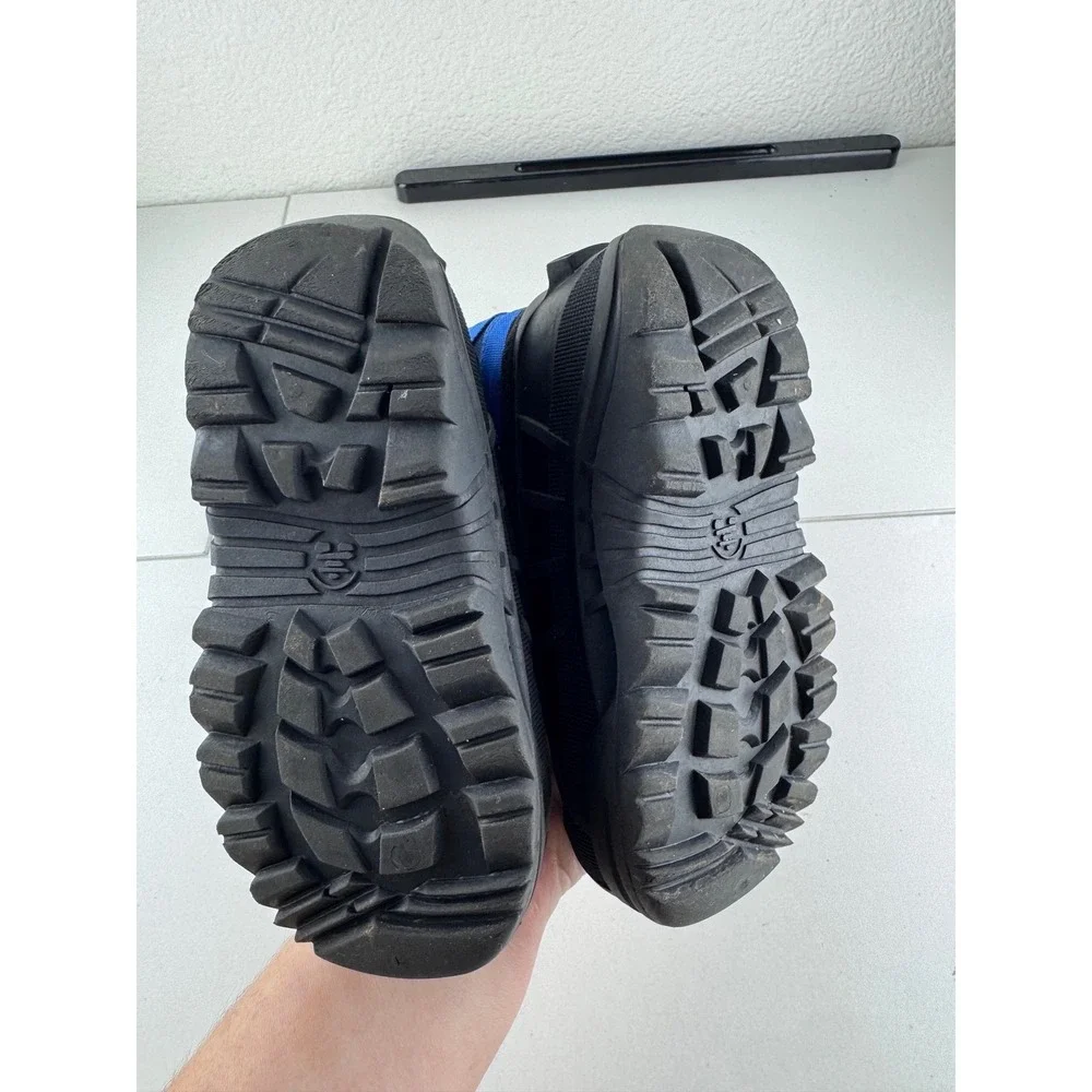 Kamik Fireball Kids‎ Blue Winter Snow Boots Waterproof Size 8